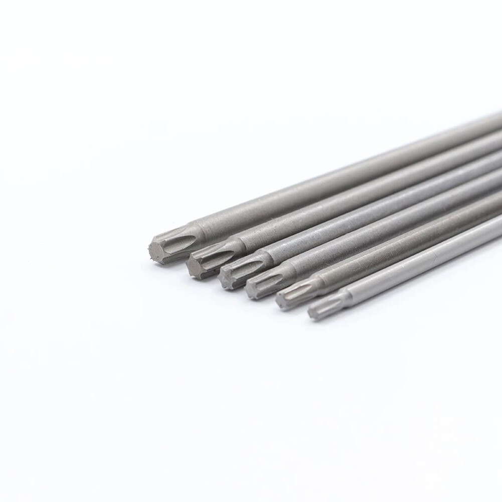 Juego de puntas de destornillador Torx magnético de 200mm de largo, cabeza de destornillador eléctrico T10, T15, T20, T25, T27, T30, 1 ud.