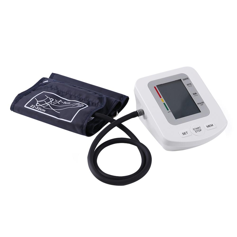 Automatic Upper Arm Blood Pressure Monitor LCD Digital Tonometer Arm Blood Pressure Monitor Meter IHB Detection of Heart Rate