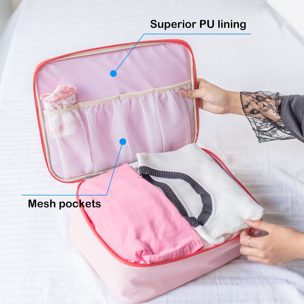 Multifunctionele Reizen Opbergtas Bagage Bagage Organizer Met Tekenen Camping Reizen Hotel Opbergtas Pouch Opbergtas