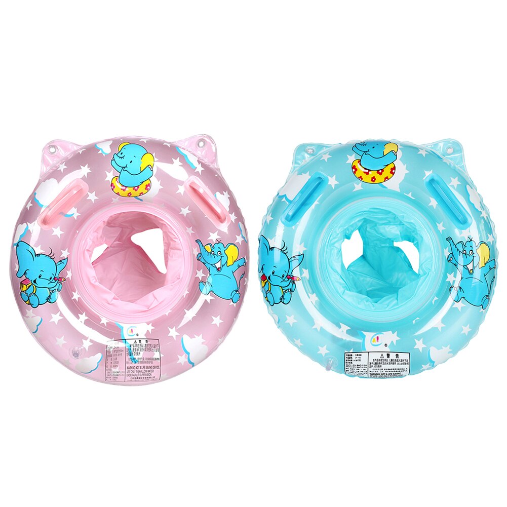 Baby Inflatable Swimming Rings Seat Summer for Kids Infant Float Swimming Circle W/ Dual Handle Party Water Toys for 6-36 Months