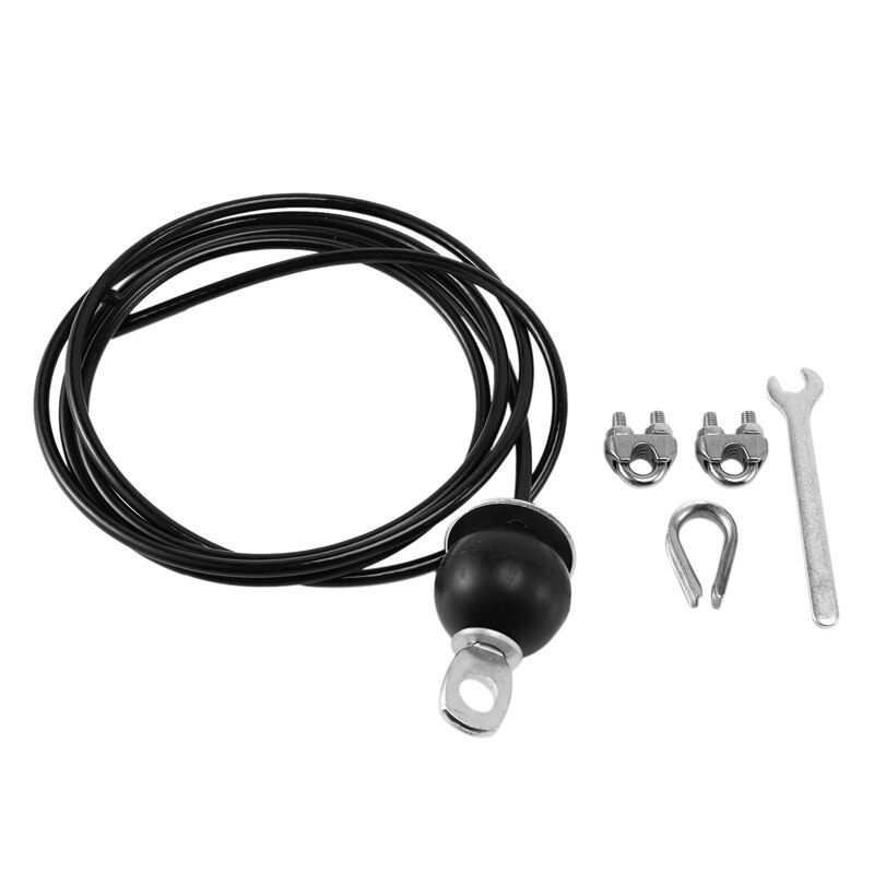 Home Gym Fitness Pulley Cable Length Adjustable Heavy Duty Steel Wire Rope 2M: Default Title