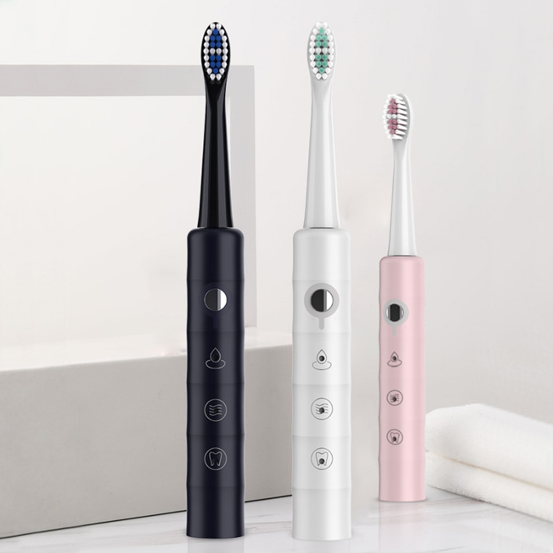 electric toothbrush adult USB rechargeable soft toothbrush waterproof ultrasonic electric toothbrush