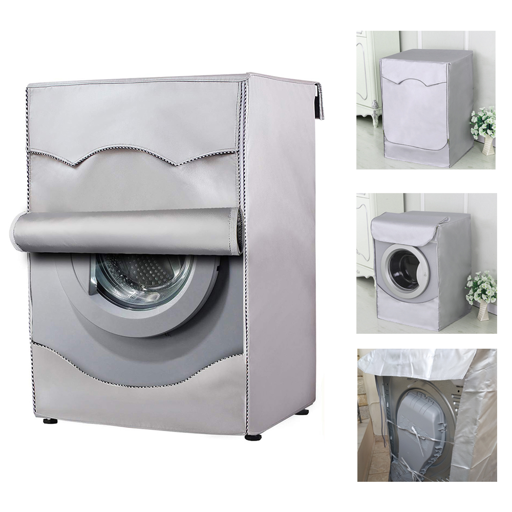Waterproof Case Washing Machine Cover Home Storage Dustproof Sunscreen Front Load Laundry Dryer Covers Washing Machine Cover