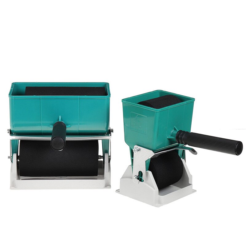 Justerbar strömbrytare lim applikator färg hink bärbar handhållen roller manuell limmare för träbearbetning målarverktyg 180/320ml