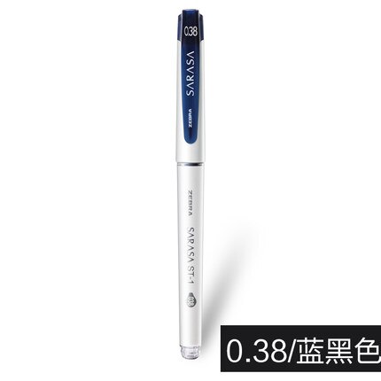 Zèbre SARASA couleur neutre stylo JJZ58 0.38/0.5mm couleur bonbon stylo pince grande capacité stylo étudiants prennent des Notes: 0.38 blue black