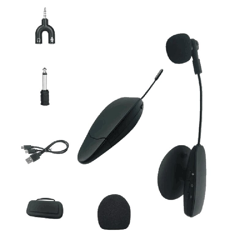 Wireless Instrument microphone Suction Cup Condenser Mic for Cello Violin Guitar Bass Stringed Instrument: Default Title
