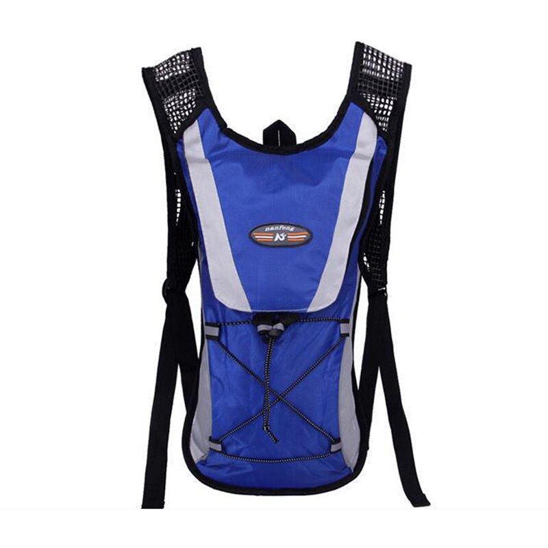 Nylon Cycling Hydration Backpack With Water Bag Backpack 2L For bike Outdoor Shoulder Sports: Blue