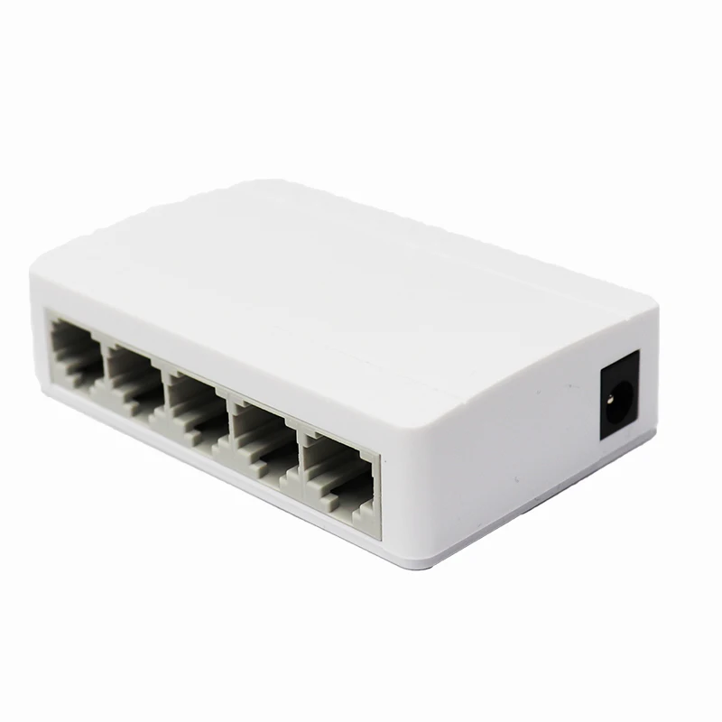 5 Port Gigabit Ethernet Switch 10/100/1000Mbps Desktop Network Switch, Plug & Play, Auto MDI/MDIX, RJ45 LAN Hub for Home Office