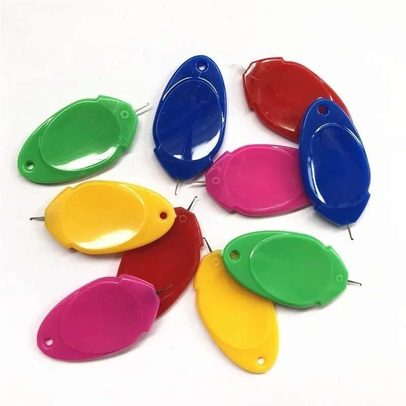 Enhebrador de agujas automático para personas mayores, dispositivo Simple para máquina de coser, herramienta de punto de cruz, 5/10/20 piezas