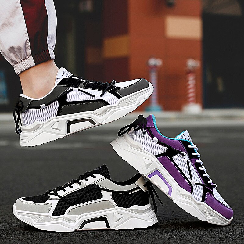 Zapatillas de primavera para Hombre Zapatos de malla informales para hombre joven zapatos de ocio calzado para hombre Zapatos cómodos transpirables 39-44