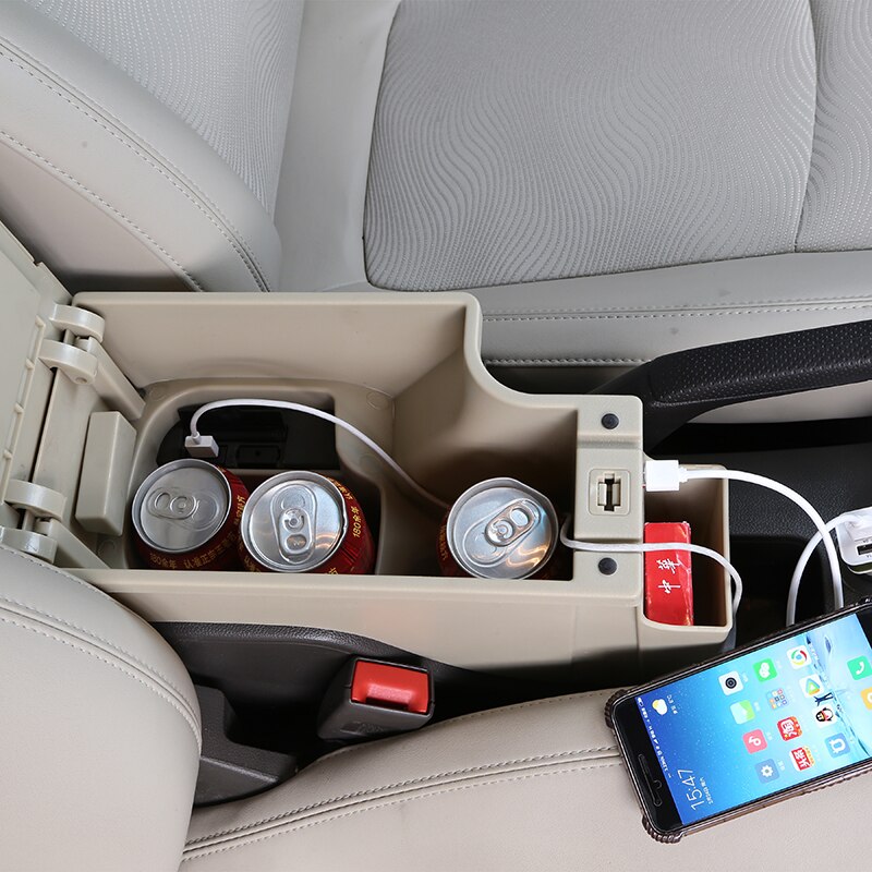 Armrest Box For Chevrolet Cruze Car Central Storage Container PU Leather