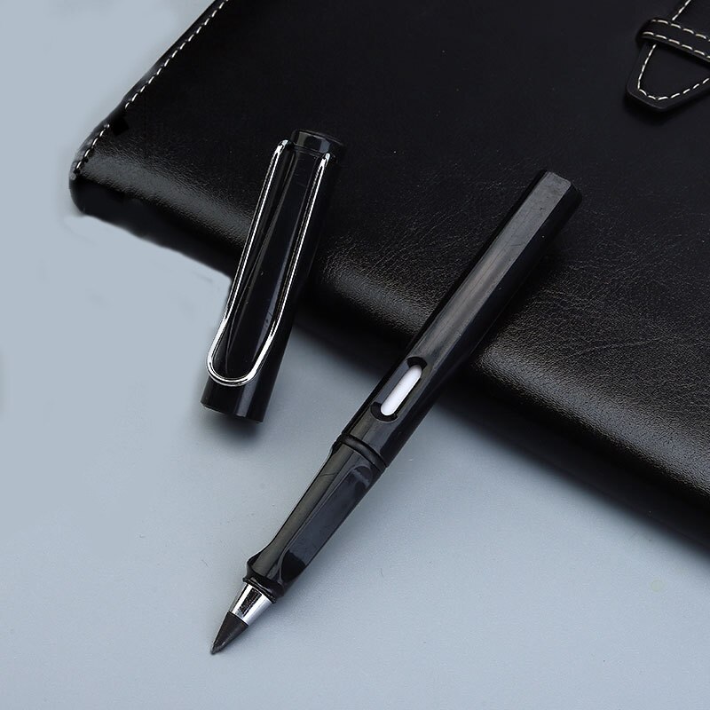 Technology Unlimited Writing Pencil No Ink Novelty Eternal Pen Art Sketch Painting Tools School Supplies Stationery: Black