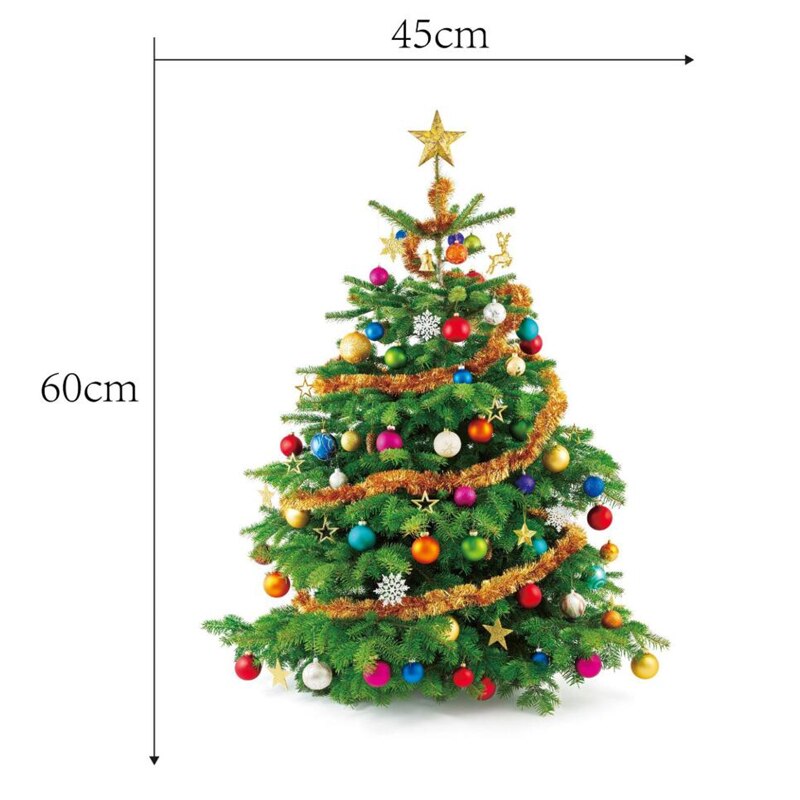 Santa Claus wall stickers supermarket window glass decoration wall decal Christmas decorations: 2