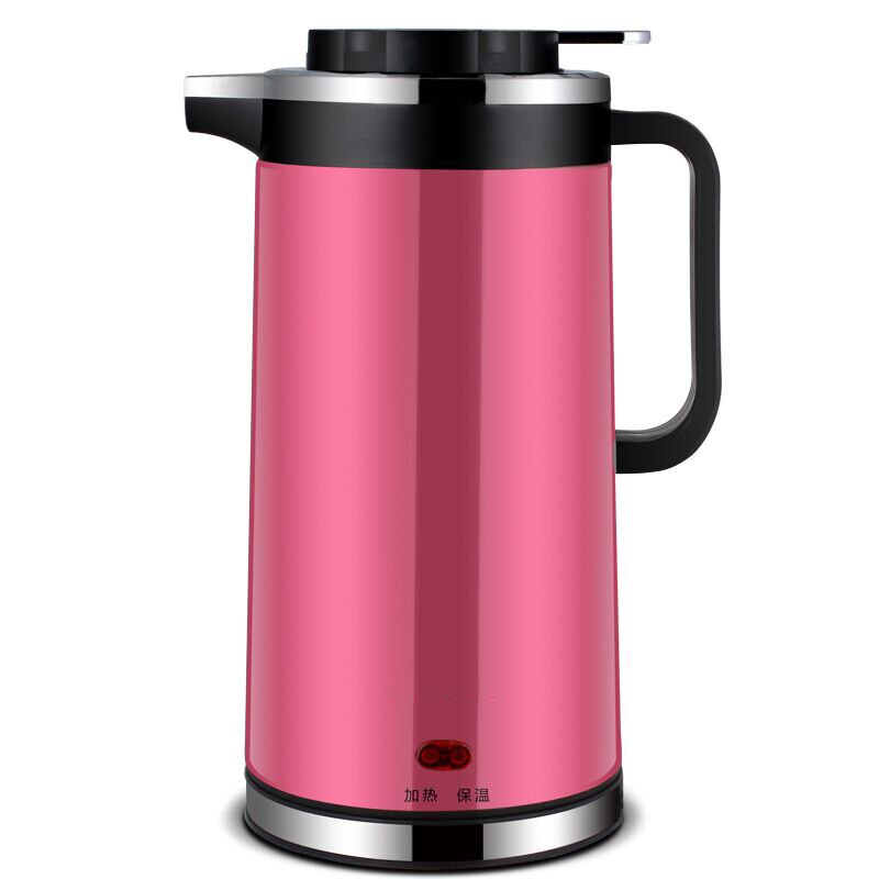 1.8L bouilloire électrique Protection de mise hors tension automatique filaire portable chauffage instantané bouilloire électrique 220 V: red / LES USA