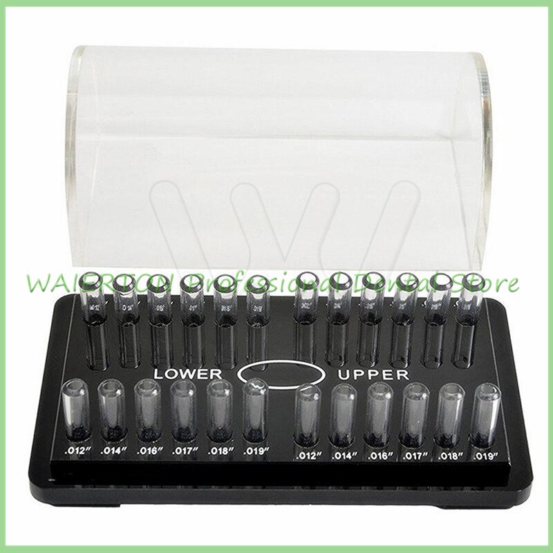 Dental Acrylic Organizer Holder for Orthodontic Rectangular Arch wires Case