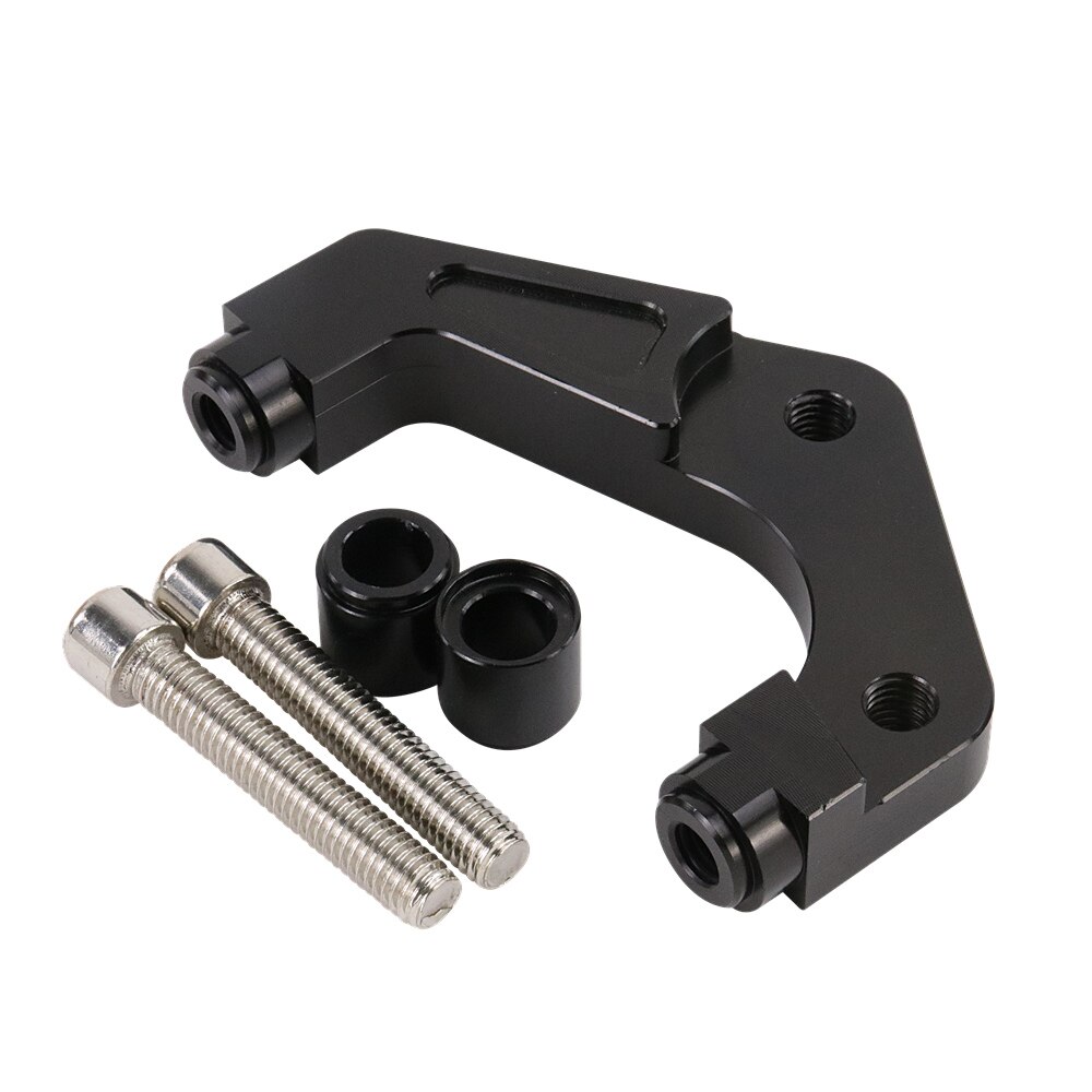 Motorcycle Brake Caliper Bracket/adapter For Yamaha Scooter Rsz Jog Force For Rpm Adelin Adl01 Frando Hf1 82mm Brake Caliper: BLACK 220MM
