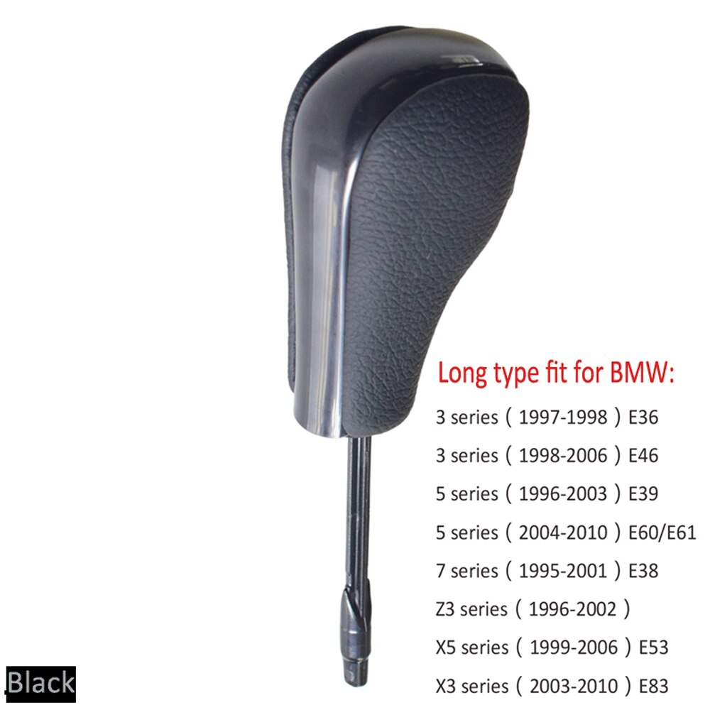 Auto Gear Shift Knob Lever HandBall Automatic For BMW E39 E46 E53 E60 E61 E63 E64 E83 E81 E82 E87 E90 E91 E92 E93 Carbon Fiber