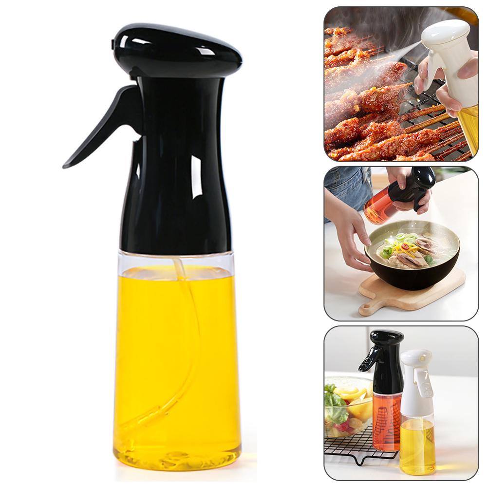 Fuel Injection Bottle Plastic Oil Injection Bottle Leak-proof Oil Pot: Black
