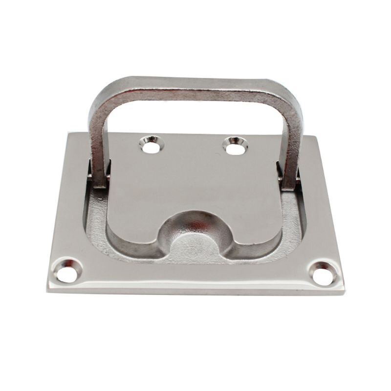 Deck Cover Handle Lifting Stainless Steel Square Floor Lock Ring Floor Buckle 11UA