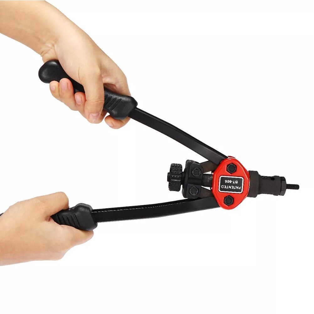 8Pcs/Set Riveter Gun Hand Tool Insert Rivet Nut Manual Mandrels M3 M4 M5 M6 M8 M10 M12 Hand Rivet Nut Setter Kit Hand Tools