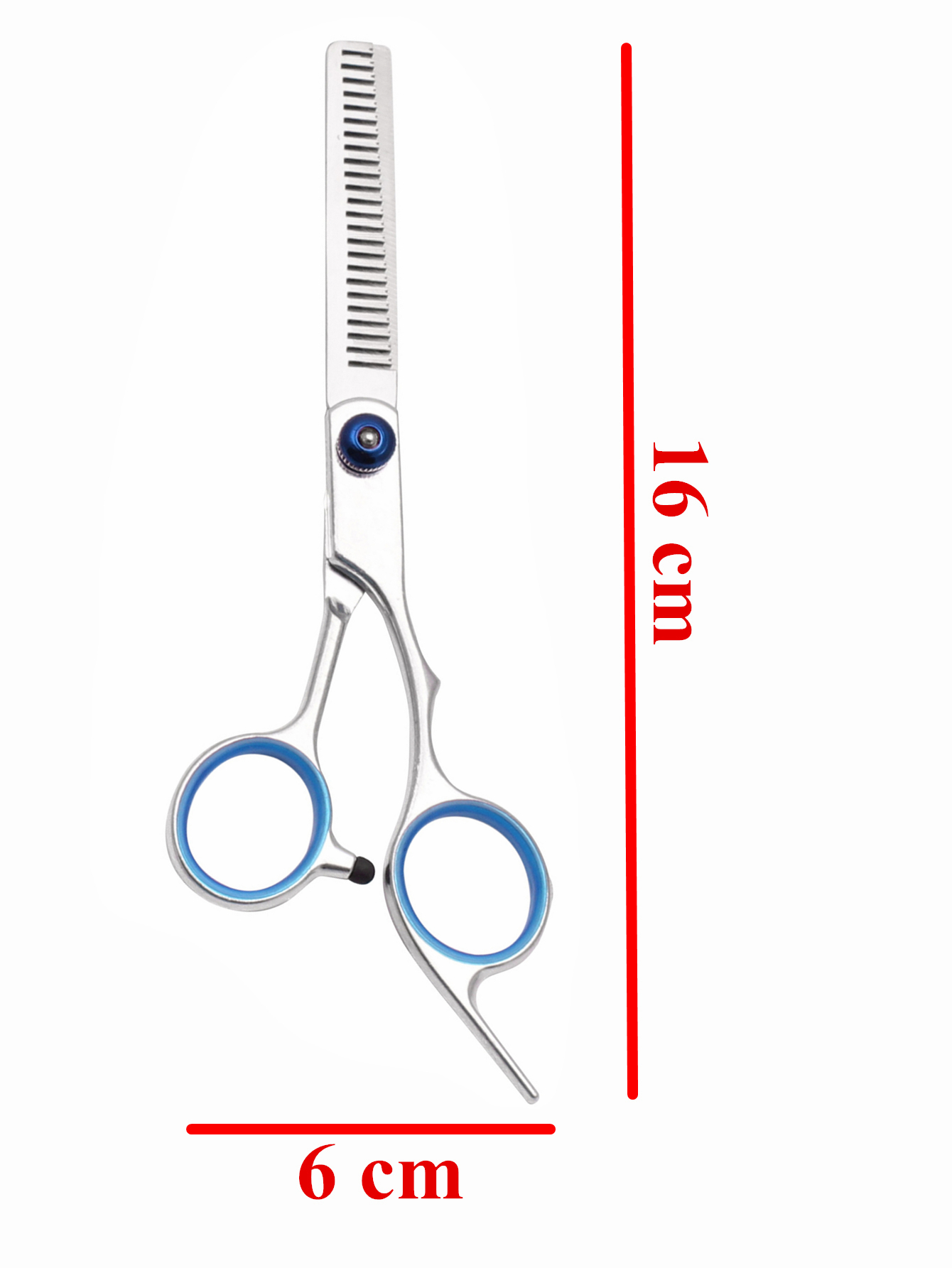 Tijeras para el cabello de 6,0 ", tijeras de peluquería, tijeras de corte fino, adelgazamiento de acero inoxidable, salón de peluquero y hogar, C1000: Castaño