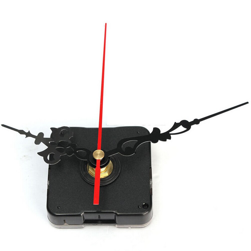 1PC DIY Quartz Clock Movement Mechanism Long Spindle Red Hands Repair Kit Set 52mm x 55mm x 17mm