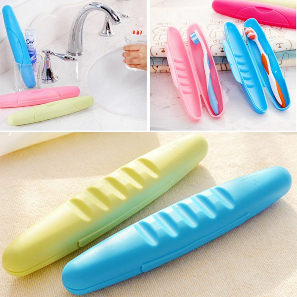 Mooie Handige Toothbrushbox Uitstekende Draagbare Reizen Wandelen Camping Tandenborstelhouder Case Box Tube Cover Bescherm