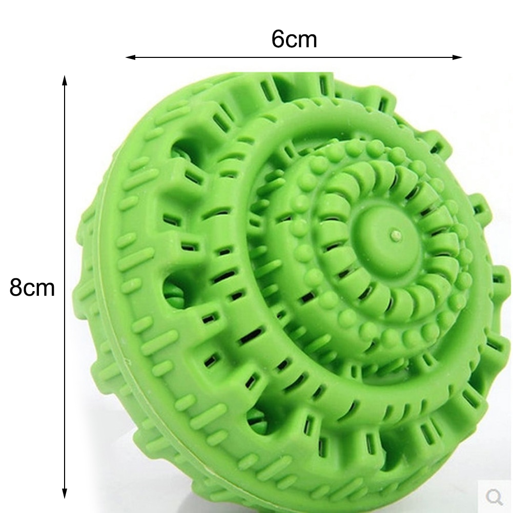 Herbruikbare Wasserij Schoonmaken Bal Magic Anti-Kronkelende Kleren Wassen Producten Machine Wassen Washzilla Anion Moleculen Cleaning Tools: Green color