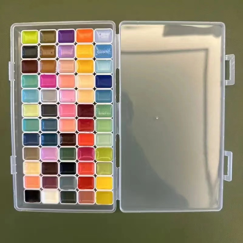 artist watercolor paint 24/36/48/60/98/130colors art set drawing pigment art supplies: Red