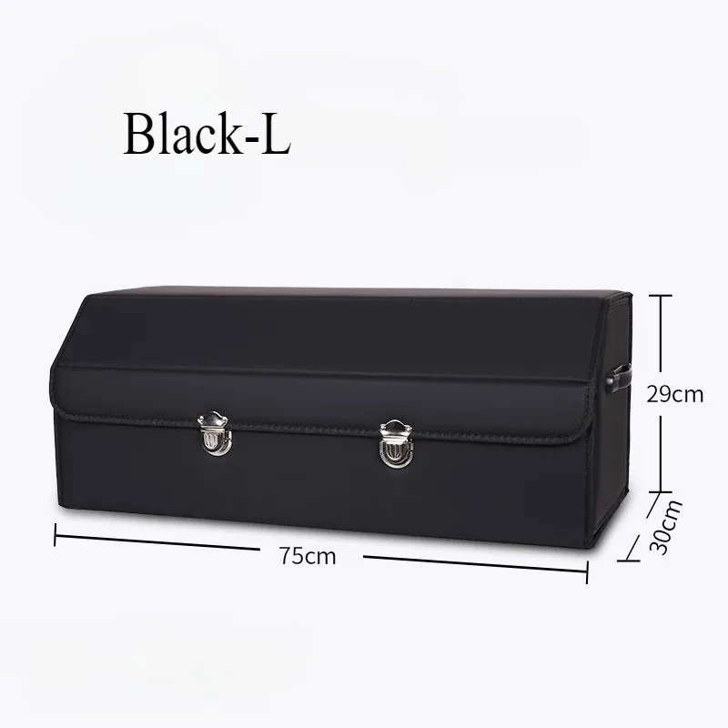 Caja de almacenamiento de respaldo para coche, contenedores plegables de viaje para artículos diversos, cajas de acabado de ropa de alta capacidad, contenedor organizador Interior portátil para coches