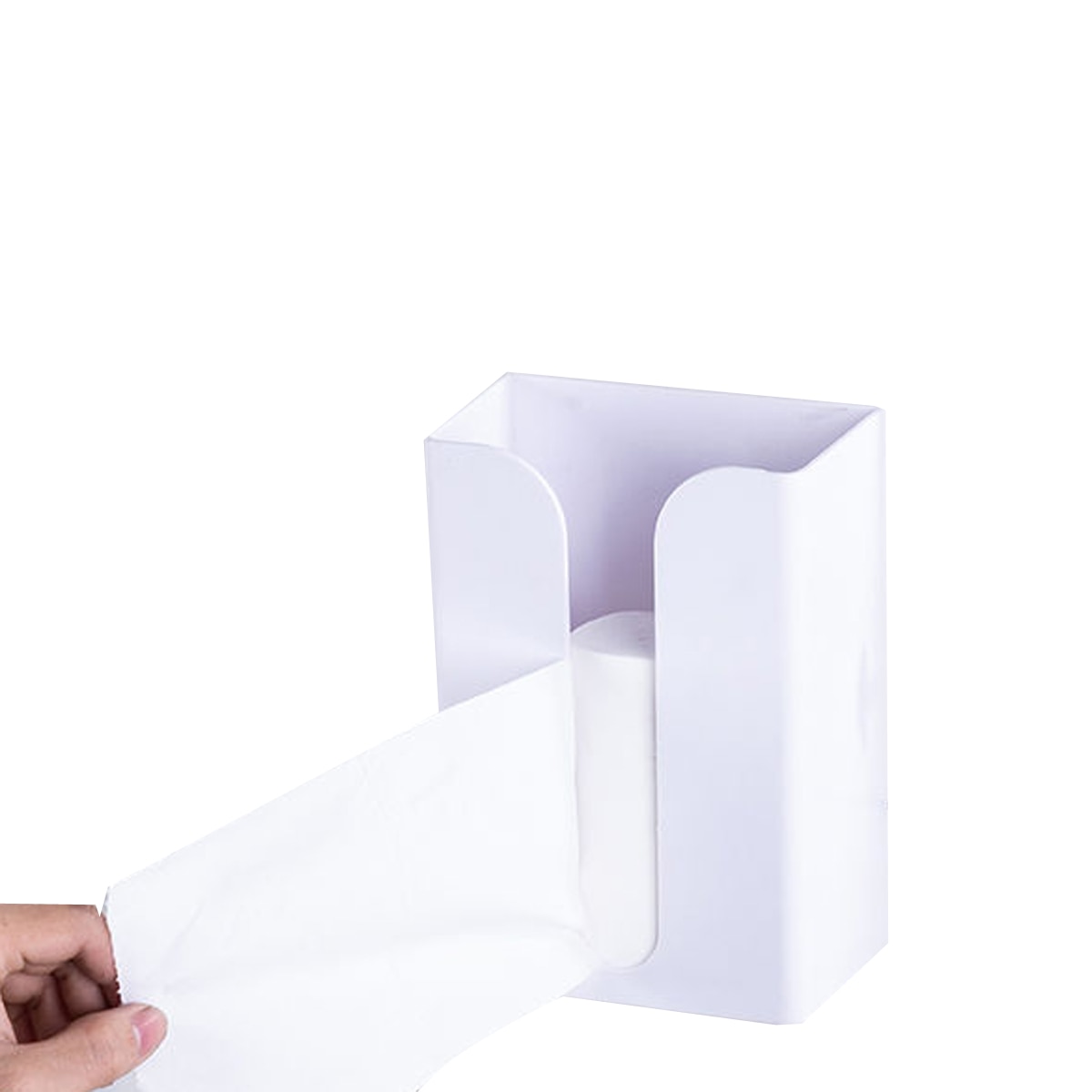 1pcs Tissue Case Toilet Paper Storage Box Wall-mounted Paper Towel Holder Toilet Tissue Box Home Bathroom Organizer