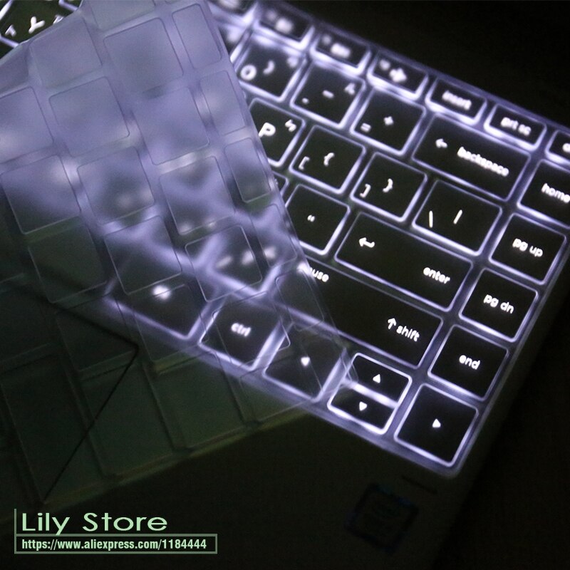 Soft Keyboard Protector Skin Cover For Hp Spectre X360 13.3 Inch For HP Spectre X360 Laptop Newest Model) 13" Clear