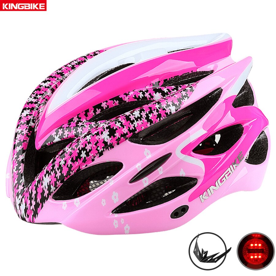 KINGBIKE Cycling MTB Road Helmet Bicycle Women Men Integrally-molded Ultralight Helmet Cycling Helmet Light pc capacete ciclismo