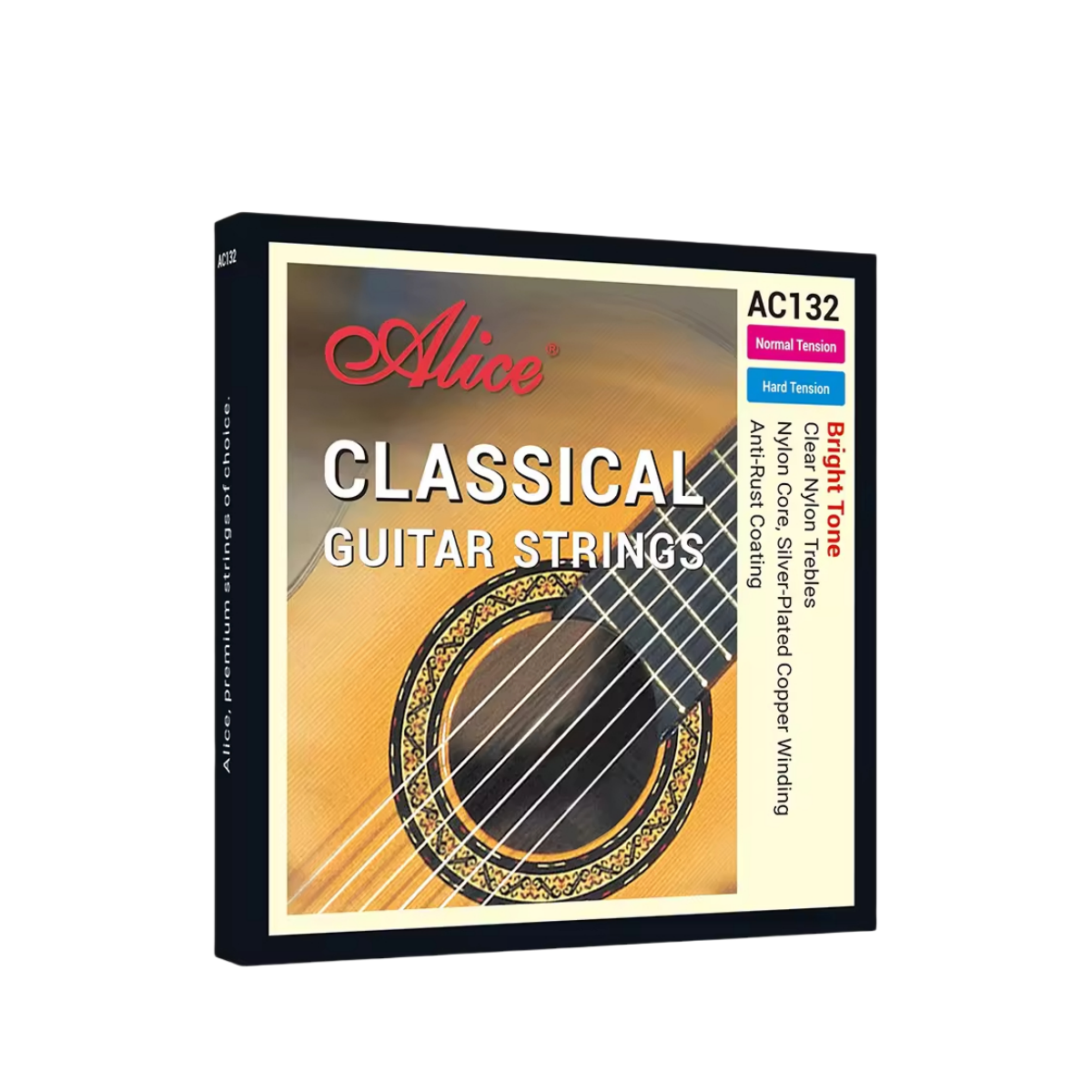 Cuerdas de guitarra clásica Alice 6 unids/set cuerdas de fibra de nailon para guitarra instrumentos musicales clásicos piezas de guitarra A106/107C-N: Verde