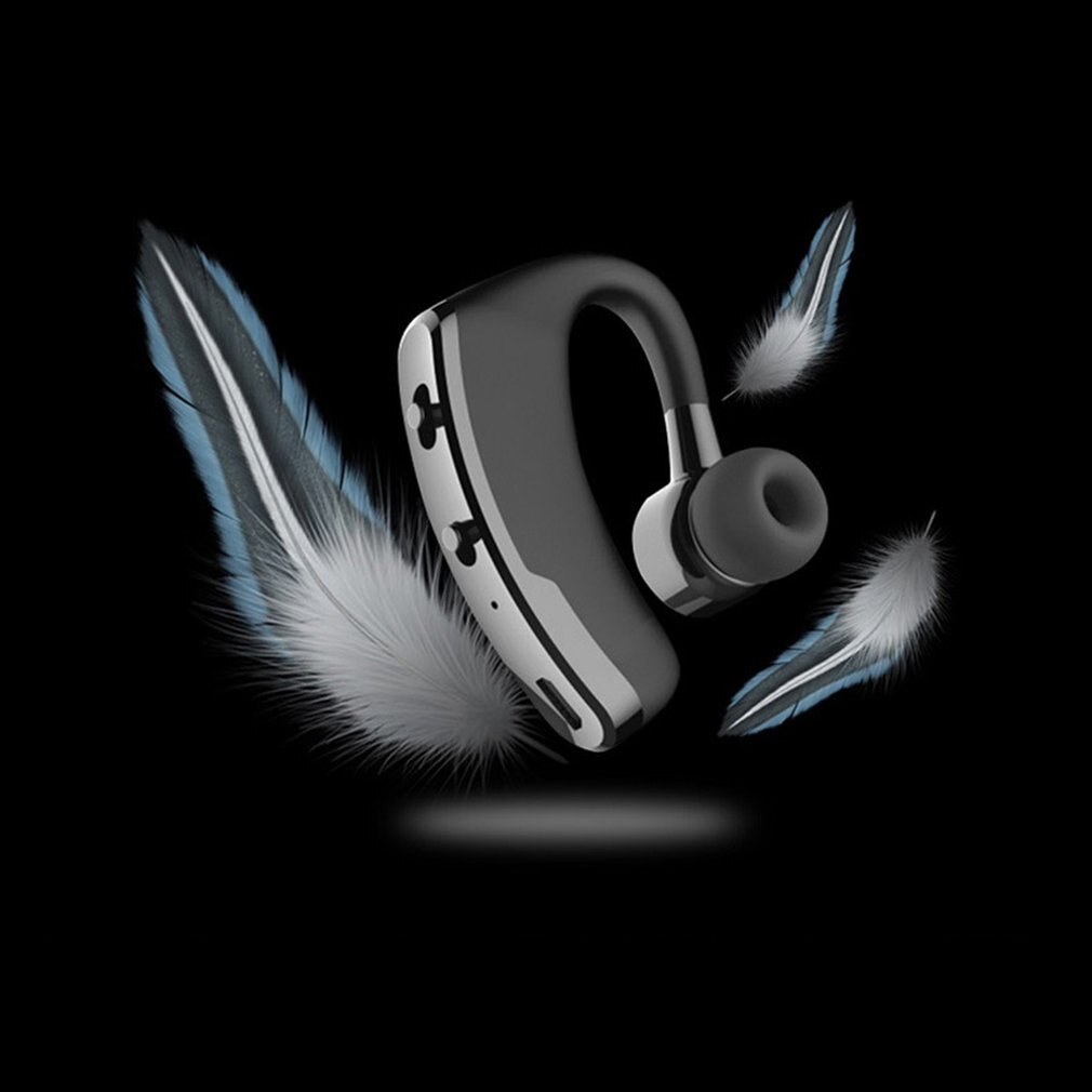 V9 Car Business Headset Bilateral stereo Noise reduction technology Power display Voice control Call function NFC function