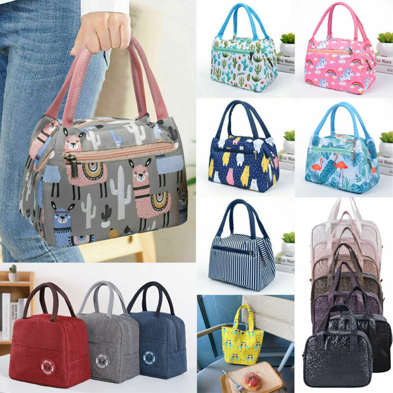 Portable Insulated Lunch Bag Box Picnic Animal Thermal Insulated Cooler Waterproof Tote Storage Bag For Adults Women Girls