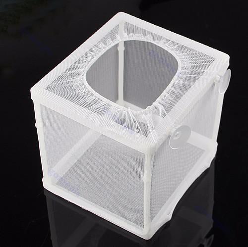 2 rozmiar DIY ryby akwariowe hodowla netto pudełko ryby zbiornik wiszący inkubator wylęgarnia izolacji skrzynka miękkie netto Obudowa: pojedynczy