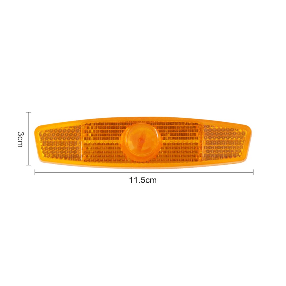4 Stks/set Vis Vormige Fiets Veiligheidswaarschuwing Light Spoke Reflector Mtb Mountainbike Velg Reflecterende Mount Clip Licht