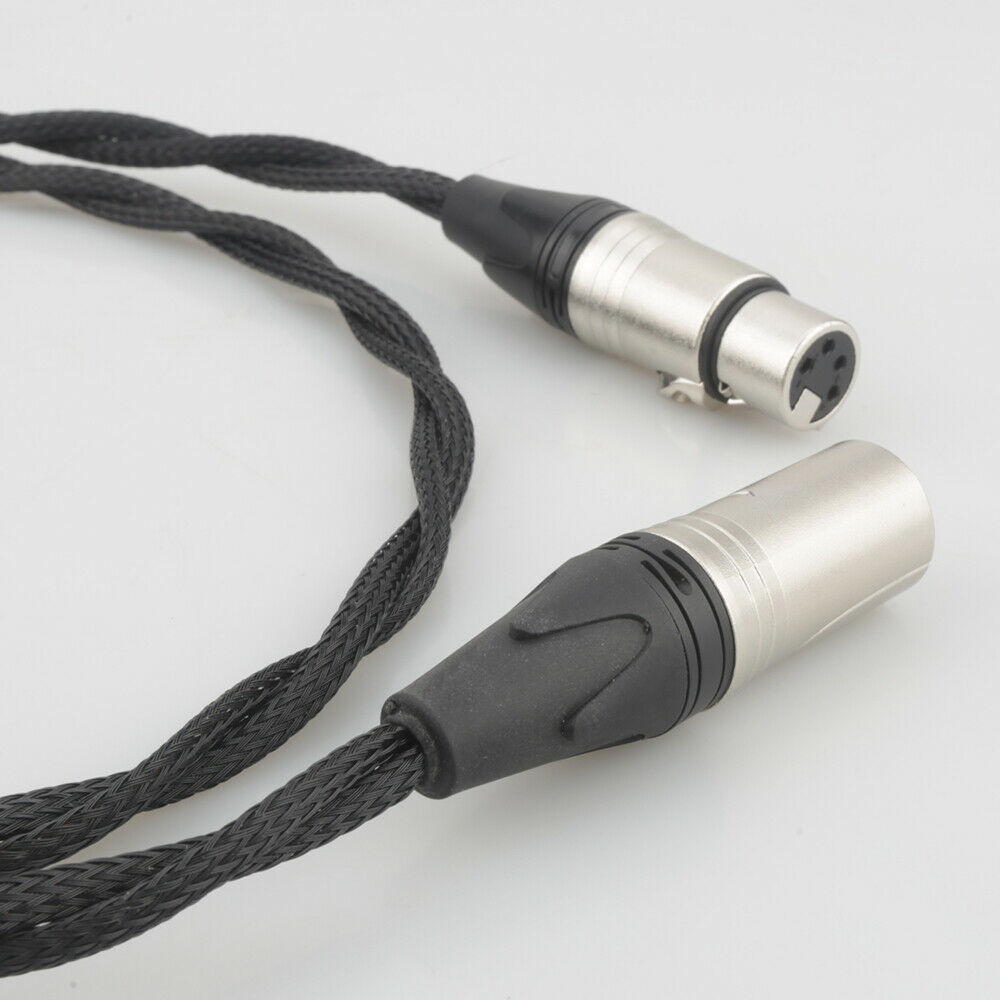 HiFi 4Pin XLR Balance Stecker auf 4Pin XLR Balance Buchse Kopfhörer Verlängerungskabel