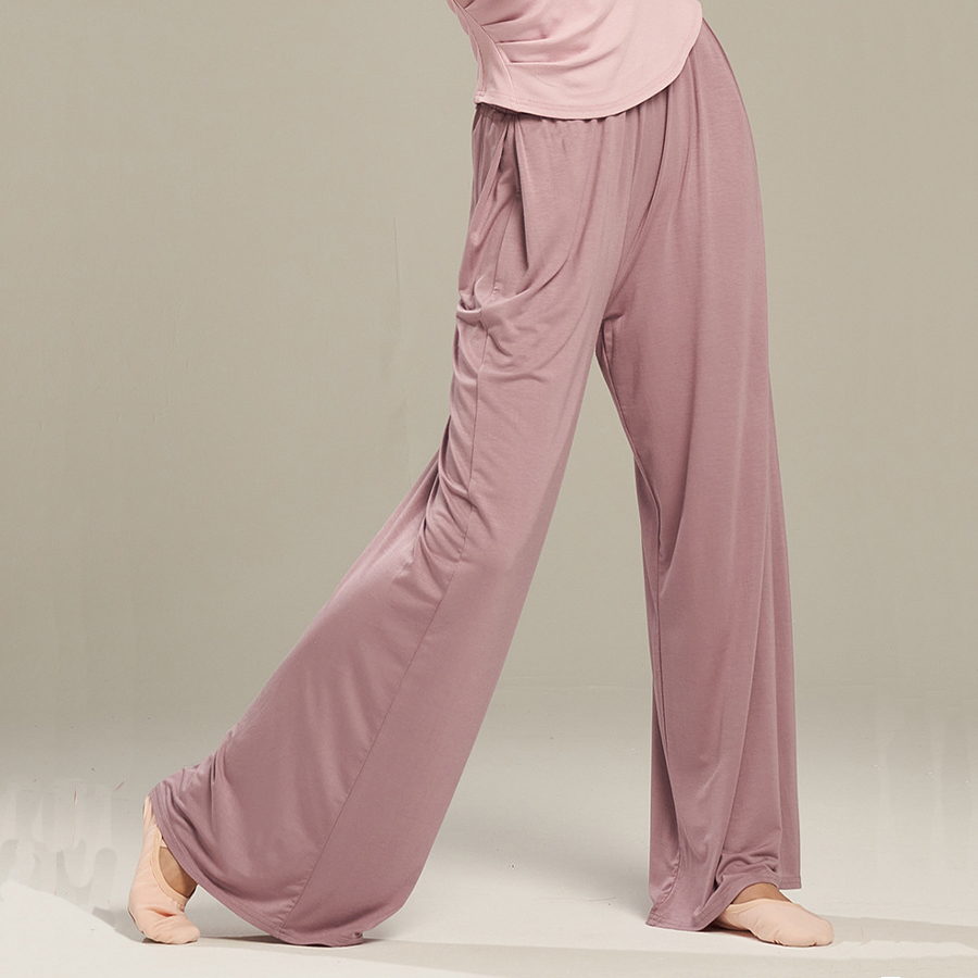 12 farben modal modern tanzen Hosen Für Frauen verlieren Breite Bein Elastische Ballett Ausbildung Hosen Hohe Taille Klassischen Tanz Damen