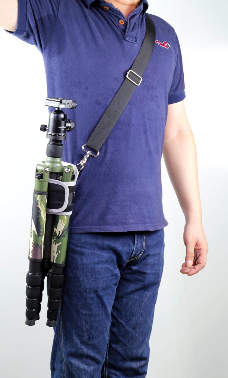Multifunction Photography Adjustable Camera Waist Belt Sling Bag Case Pouch Tripod Holder Strap