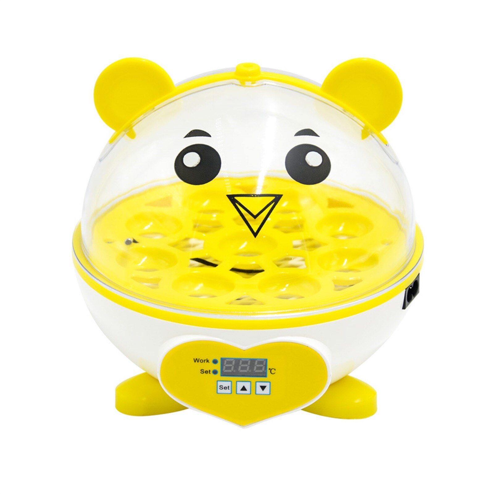 9 Eggs Incubator Intelligent Breeding Brooder Birds Automatic Thermostat Breeding Digital Display Hatching Tool#db4: EU