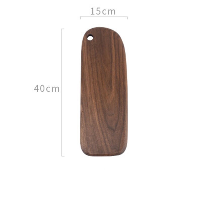 Chopping Boards Solid Wood Cutting Board Black Walnut Pizza Board Wood Steak Bread Board Cutting Vegetables Fruit Tabla De Corte: Transparent