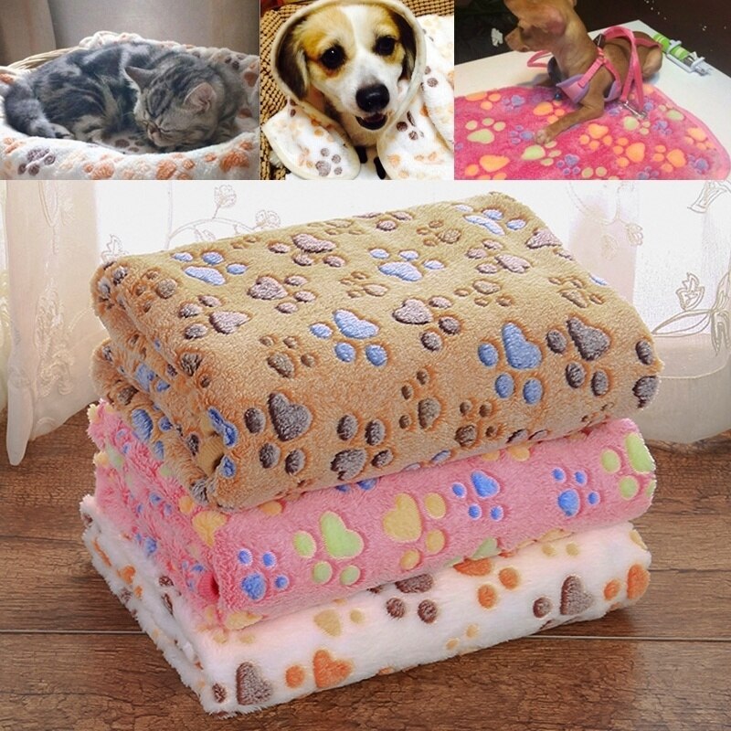 Weichen und Flauschigen Pet Decke Niedliche Cartoon-Muster Pet Matte Warme und Komfortable Decke für Katze und Hunde pet Liefert