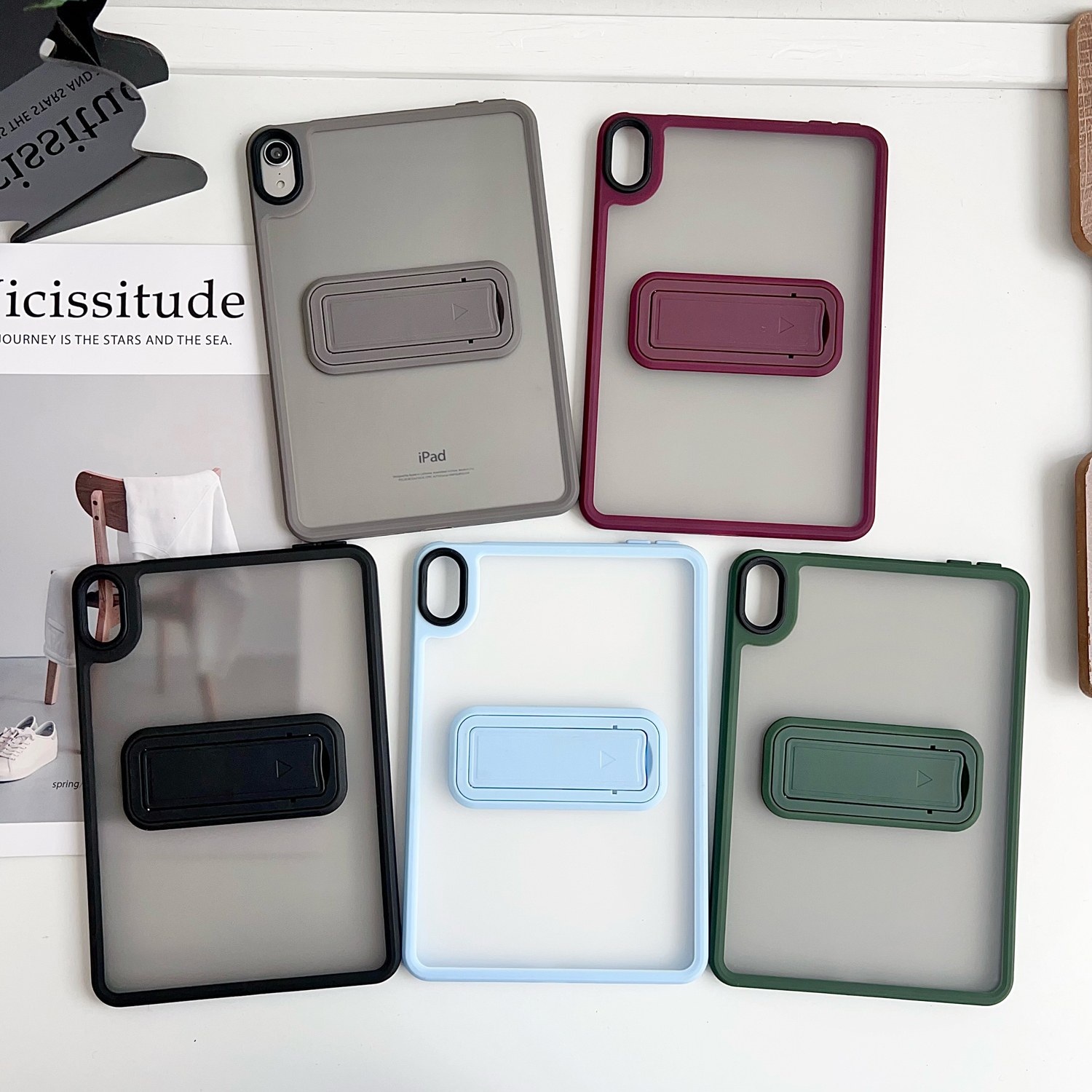 Custodia Antiurto Per IPad 5a/6a/7a/8a/9a Generazione E IPad Air/Pro – Multischermo 7.9-11 Pollici - Foto 3
