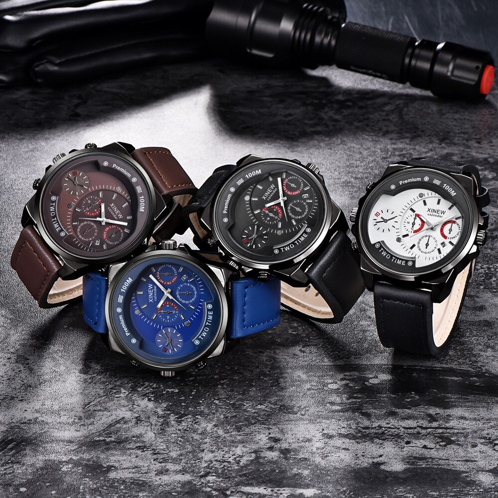 UTHAI CE100 Men's Watch Belt Quartz Men's Sports Watch