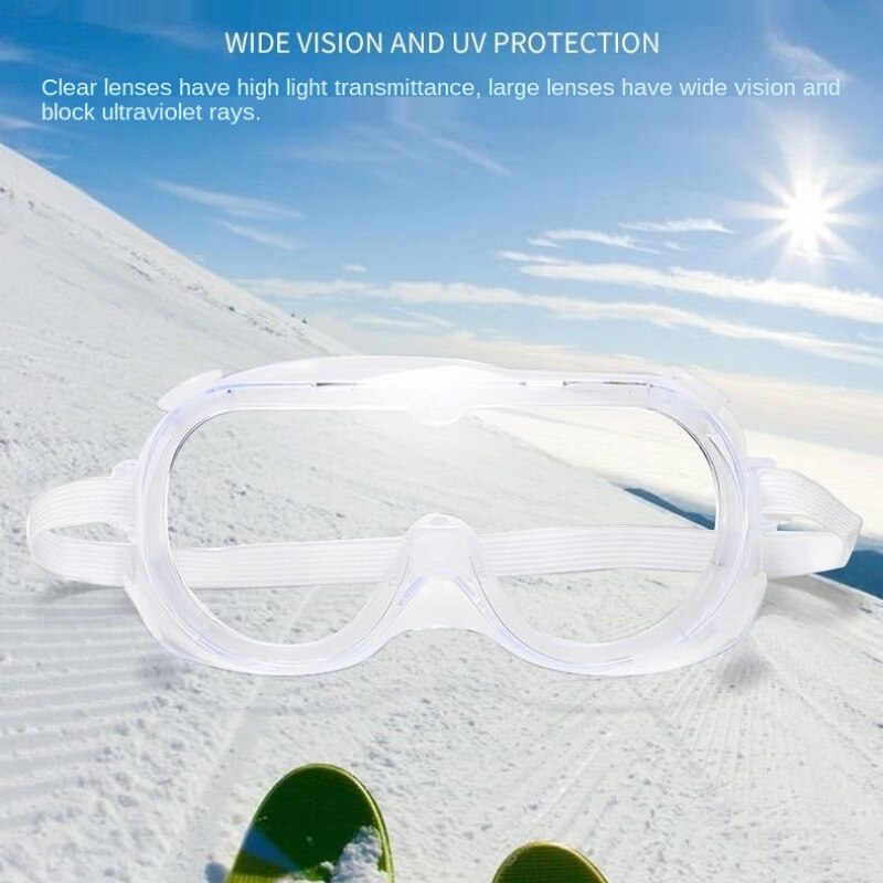 Anti-fog Goggles Safety Goggles Eye Protection Lab Glasses Anti-Sneeze Liquid Sports Protection Goggles Anti-Droplets Windproof