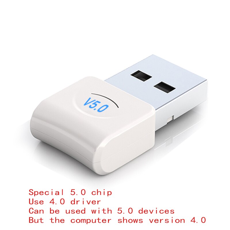 Creacube USB Bluetooth 5.0 V5.0 Wireless Bluetooth Dongle Adapter Music Receiver Bluetooth Transmitter For Win 10 PC: Non-Full Version