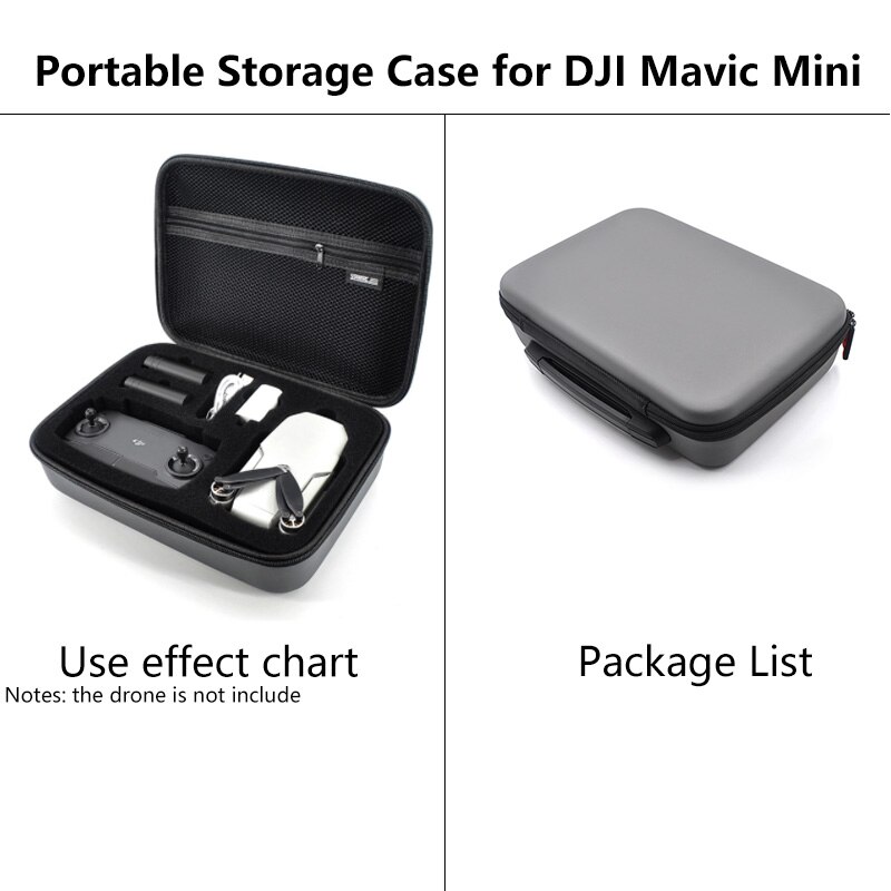 DJI Mini 2 Shoulder Bag Handbag PU Portable Carrying Case Mavic Mini Drone Accessories Storage Bag Mini SE 3 PRO Safety Case Bag: Handbag-Mini 1