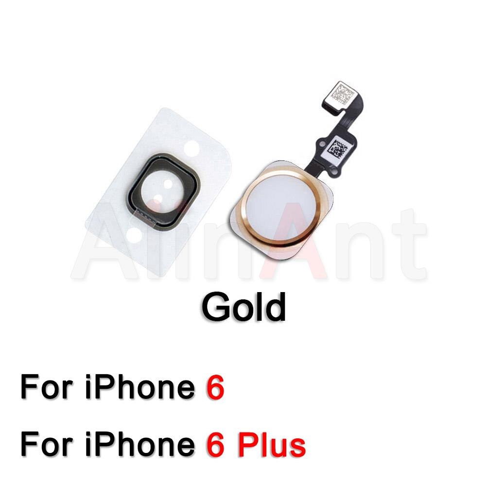 Aiinant Originele Home Knop Flex Voor Iphone 5 S Se 6 6 S 7 8 Plus 8 Plus 7Plus terug Thuis Flex Kabel Functie Vergadering: For 6-6Plus Black